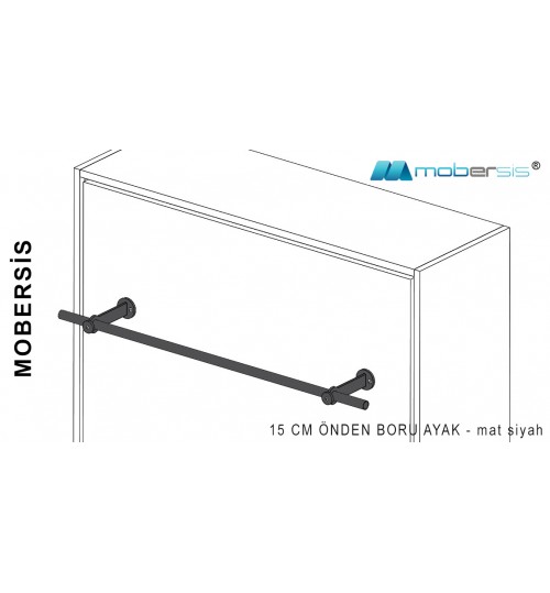 15 cm Önden Boru Ayak