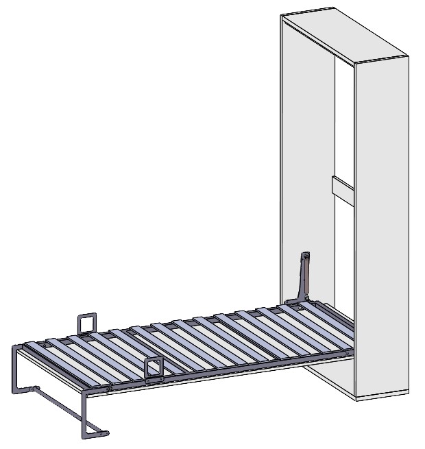 Latalı Metal Kasalı Yatak Sistemi